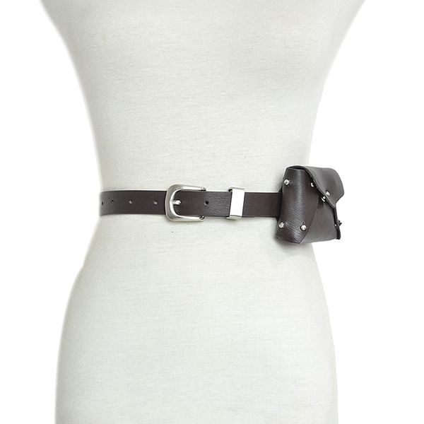 women's personality punk style willow nail decorative belt small waist bag key bag mini crotch bag belt, Black;brown
women's personality punk style willow nail decorative belt small waist bag key bag mini crotch bag belt, Black;brown
