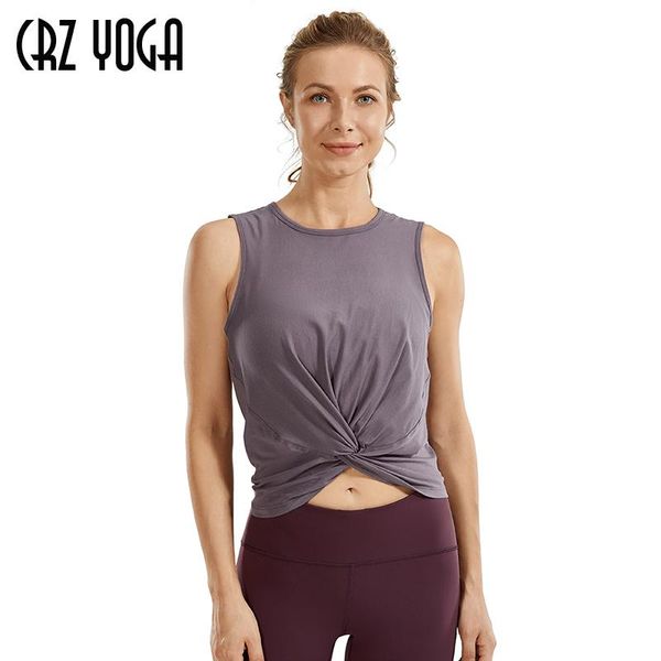 crz yoga women's sleeveless yoga shirts pima cotton high neck crop workout casual tank, White;red
crz yoga women's sleeveless yoga shirts pima cotton high neck crop workout casual tank, White;red