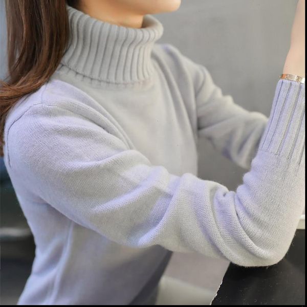 2021 new autumn winter women knitted sweaters pullovers turtleneck long sleeve solid color slim elastic short sweater women, White;black 
2021 new autumn winter women knitted sweaters pullovers turtleneck long sleeve solid color slim elastic short sweater women, White;black