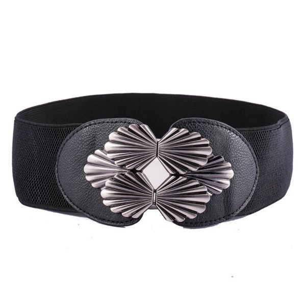 belts style double buckle imitation leather cummerbunds for female dress decoration all match women elastic wide waist belt, Black;brown
belts style double buckle imitation leather cummerbunds for female dress decoration all match women elastic wide waist belt, Black;brown