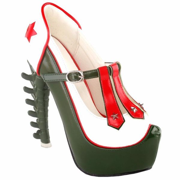 dress shoes lf80662 show story ladies army green white red star platform bone heel party club pumps, Black
dress shoes lf80662 show story ladies army green white red star platform bone heel party club pumps, Black