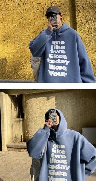 men's hoodies & sweatshirts letterprinted hoodie fashionable brand all-match looser with bottom ins hong kong style handsome casual hoo, Black
men's hoodies & sweatshirts letterprinted hoodie fashionable brand all-match looser with bottom ins hong kong style handsome casual hoo, Black