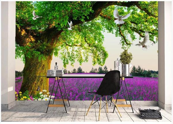 wallpapers custom mural 3d po wallpaper big tree lavender flower pigeon landscape living room home decor for wall 3 d
wallpapers custom mural 3d po wallpaper big tree lavender flower pigeon landscape living room home decor for wall 3 d