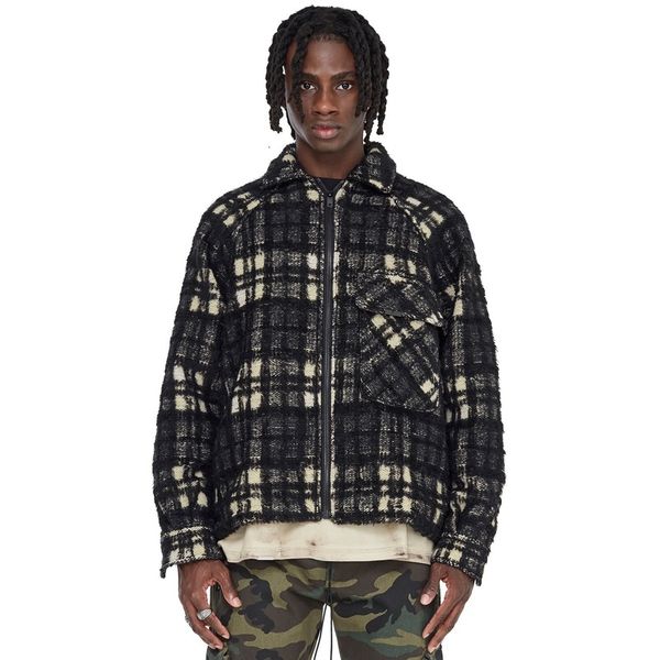 2021 new 21ss 1:1 plaid zipper streetwear hip hop kanye west laid represent jacket 81af, Black;brown
2021 new 21ss 1:1 plaid zipper streetwear hip hop kanye west laid represent jacket 81af, Black;brown