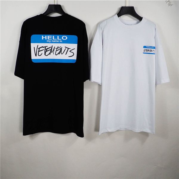 brand high version summer new fashion brand vettements high street hip hop loose men's and women's short sleeve t-shirt, White;black
brand high version summer new fashion brand vettements high street hip hop loose men's and women's short sleeve t-shirt, White;black