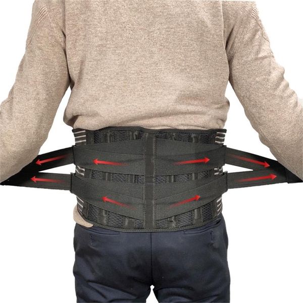 sport adjustable waist trainer magnetic belt lower back brace spine protector orthopedic breathable lumbar corset belt, Black;gray
sport adjustable waist trainer magnetic belt lower back brace spine protector orthopedic breathable lumbar corset belt, Black;gray