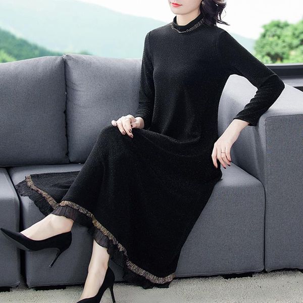 2021 autumn vintage casual red loose maxi dress winter solid 4xl plus size long sleeve dress women elegant bodycon party vestido, Black;gray
2021 autumn vintage casual red loose maxi dress winter solid 4xl plus size long sleeve dress women elegant bodycon party vestido, Black;gray