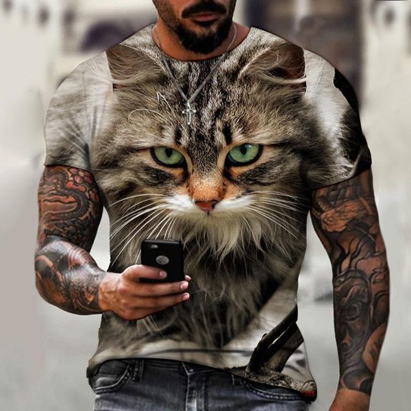 men's t-shirts cat various styles cute round neck short-sleeved t-shirt men and women summer printing 3d female fashion clothing, White;black
men's t-shirts cat various styles cute round neck short-sleeved t-shirt men and women summer printing 3d female fashion clothing, White;black