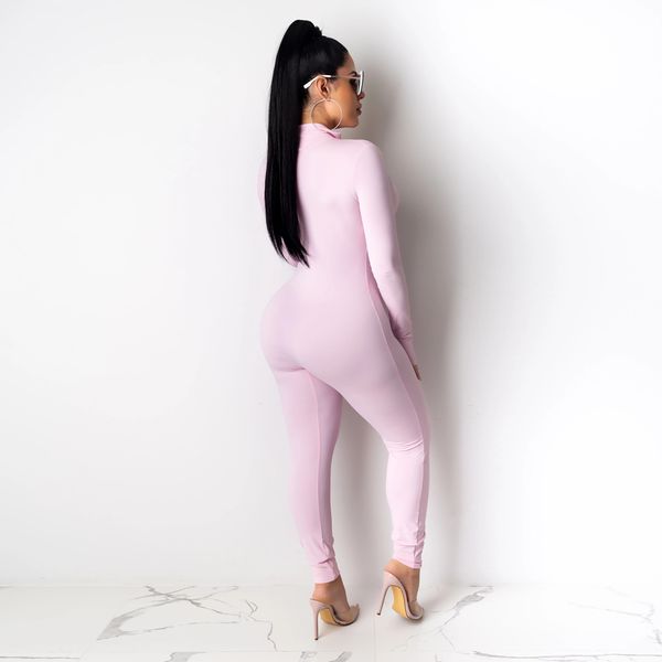2021 new arrival women pink outfit jumpsuit long sleeve zipper adjustable bodysuit party night workout outfits, Black;white
2021 new arrival women pink outfit jumpsuit long sleeve zipper adjustable bodysuit party night workout outfits, Black;white