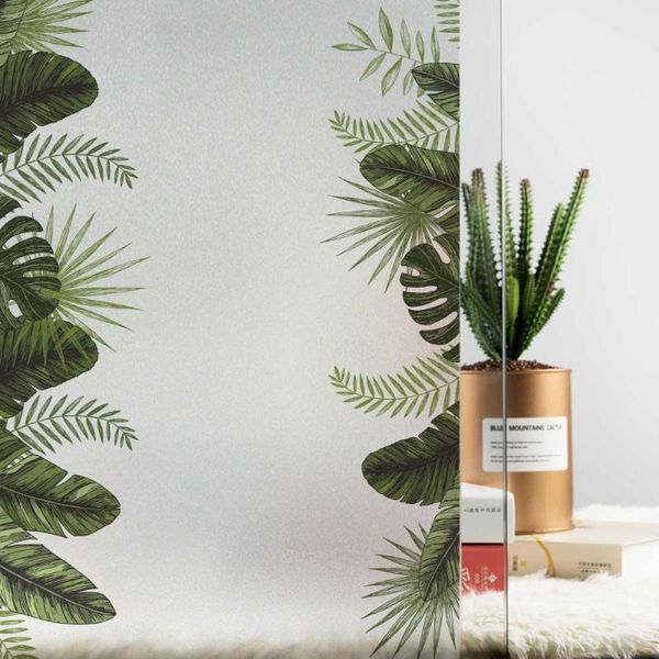 window stickers louyun tropical style film sticker frosted opaque glass pvc self-adhesive bedroom home decoration
window stickers louyun tropical style film sticker frosted opaque glass pvc self-adhesive bedroom home decoration