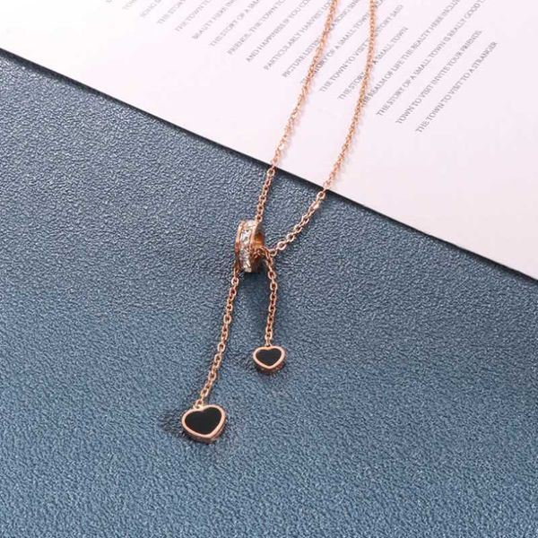 chains 316l stainless steel zircon round heart pendant charms chain choker necklace for women fashion fine jewelry san599, Silver
chains 316l stainless steel zircon round heart pendant charms chain choker necklace for women fashion fine jewelry san599, Silver