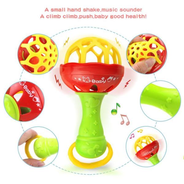 pacifiers# baby abs teether rattles rubber rainbow stick hand bell rattle safety toys for children crib attract baby's attention pacifi
pacifiers# baby abs teether rattles rubber rainbow stick hand bell rattle safety toys for children crib attract baby's attention pacifi