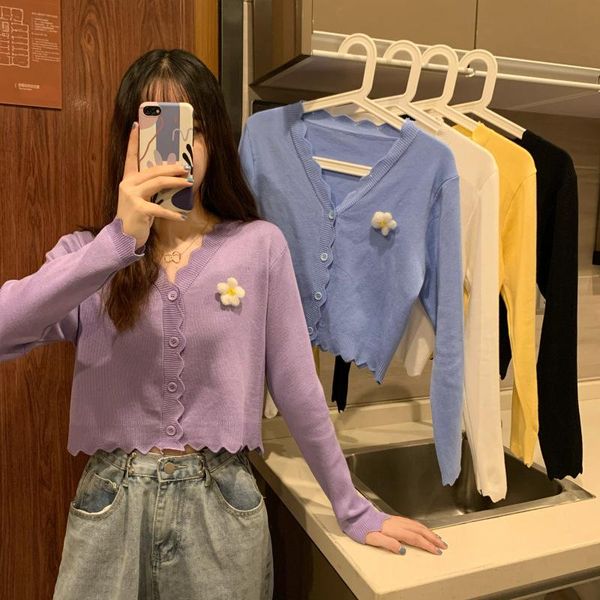 women's knits & tees 2021 fashion women knitted cardigan cute embroidered v-neck hollow short sleeve thin wholesale lady clothing c138, White
women's knits & tees 2021 fashion women knitted cardigan cute embroidered v-neck hollow short sleeve thin wholesale lady clothing c138, White