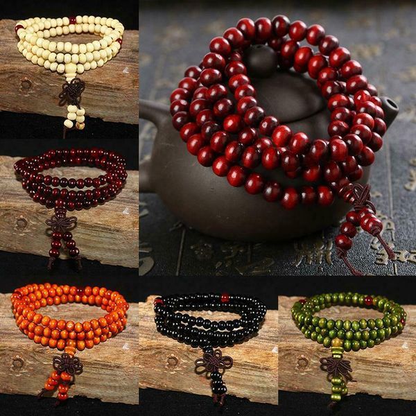 beaded, strands multilayer wenge prayer beads 108 tibetan buddhist charm meditation necklace yoga lucky sandalwood wooden bracelet for women, Black
beaded, strands multilayer wenge prayer beads 108 tibetan buddhist charm meditation necklace yoga lucky sandalwood wooden bracelet for women, Black