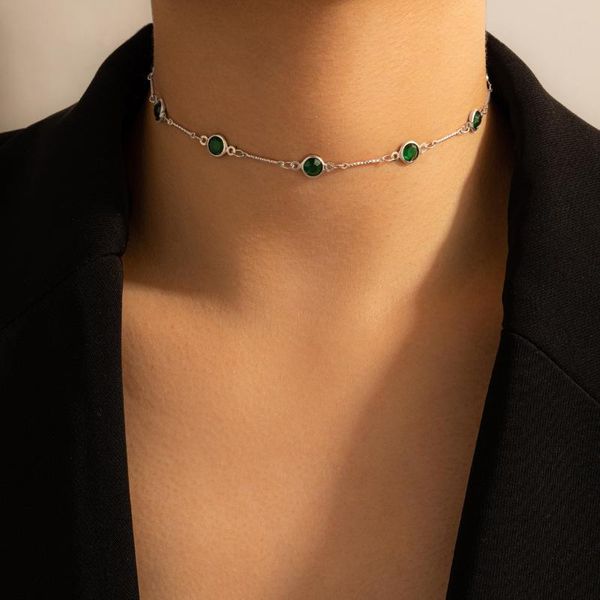 chokers tredny green rhinestone chain choker necklace for women gold color alloy metal handmade jewelry accessories collar, Golden;silver
chokers tredny green rhinestone chain choker necklace for women gold color alloy metal handmade jewelry accessories collar, Golden;silver