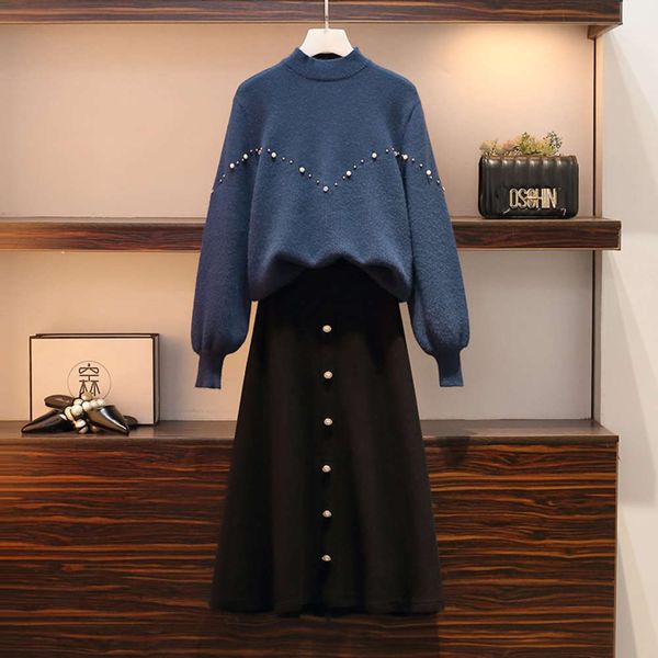 temperament age 2020 large winter women's new clothing reducing autumn and thin knitting sweater skirt two piece suit hot, Black;gray
temperament age 2020 large winter women's new clothing reducing autumn and thin knitting sweater skirt two piece suit hot, Black;gray