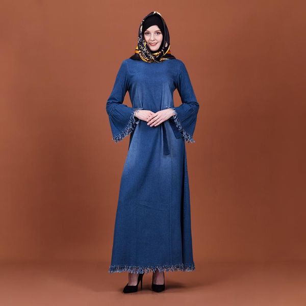 casual dresses muslim women dress flare sleeve lace-up loose denim ramadan islamic kaftan tunic middle east arab clothing, Black;gray
casual dresses muslim women dress flare sleeve lace-up loose denim ramadan islamic kaftan tunic middle east arab clothing, Black;gray