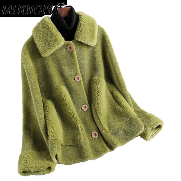 women's fur & faux autumn short 100% real sheep shearing jacket female spring 2022 casual wool coat coats manteau femme gxy865, Black
women's fur & faux autumn short 100% real sheep shearing jacket female spring 2022 casual wool coat coats manteau femme gxy865, Black