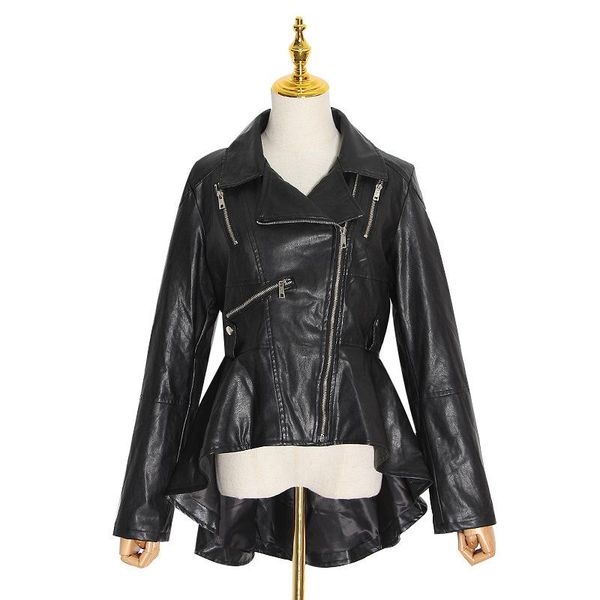 2021 autumn new fashion woman black jacket town down collar long sleeve zipper patchwork genuine coats office lady, Black;brown
2021 autumn new fashion woman black jacket town down collar long sleeve zipper patchwork genuine coats office lady, Black;brown