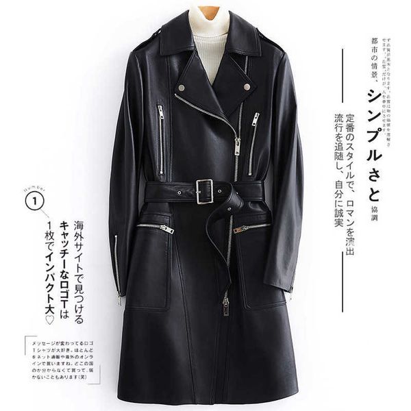 lautaro autumn black long faux leather jacket women with many pockets zipper belt lapel spring trench coat for 210927
lautaro autumn black long faux leather jacket women with many pockets zipper belt lapel spring trench coat for 210927