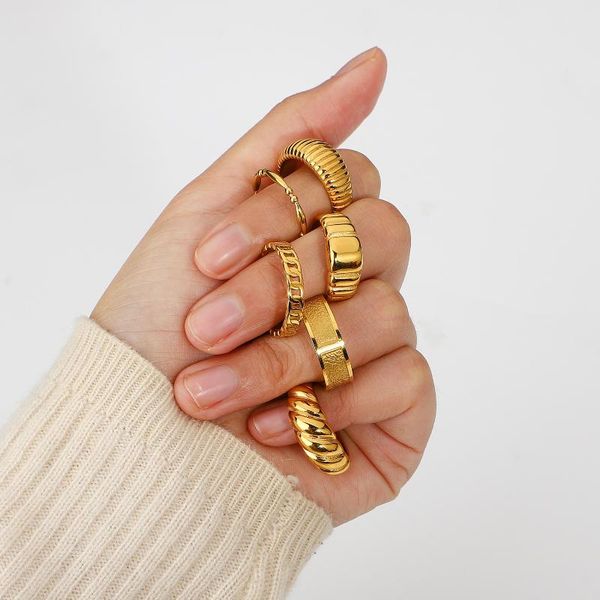 wedding rings croissant for women braided twisted signet chunky dome ring stacking band jewelry statement party accessories, Slivery;golden
wedding rings croissant for women braided twisted signet chunky dome ring stacking band jewelry statement party accessories, Slivery;golden