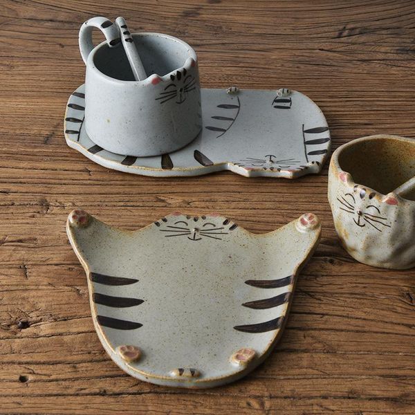 dishes & plates ceramic cartoon cat dog style coffee mugs plate dish spoon japanese tableware
dishes & plates ceramic cartoon cat dog style coffee mugs plate dish spoon japanese tableware
