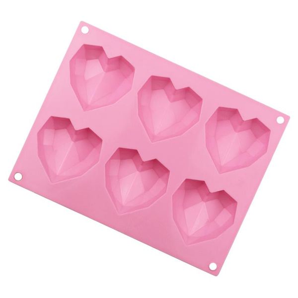 other bakeware 1pcs 6 hole heart shape silicone cake mold suitable for cake, bread, mousse, jelly, preparation, chocolate
other bakeware 1pcs 6 hole heart shape silicone cake mold suitable for cake, bread, mousse, jelly, preparation, chocolate