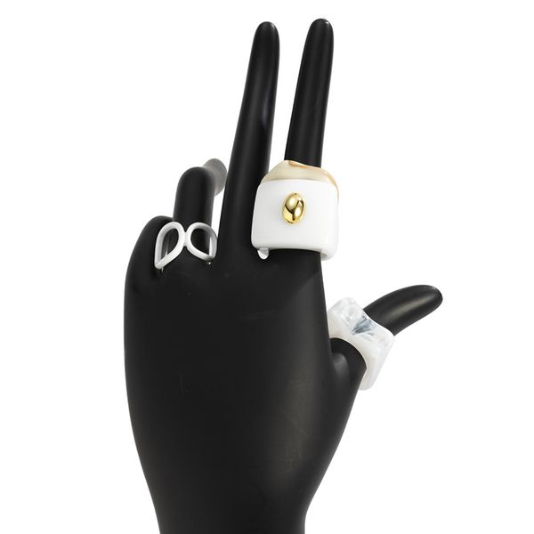acrylic bank ring retro regular geometry version trend simple cold style ethnic personality index resin pattern open joint rings finger rock, Silver
acrylic bank ring retro regular geometry version trend simple cold style ethnic personality index resin pattern open joint rings finger rock, Silver