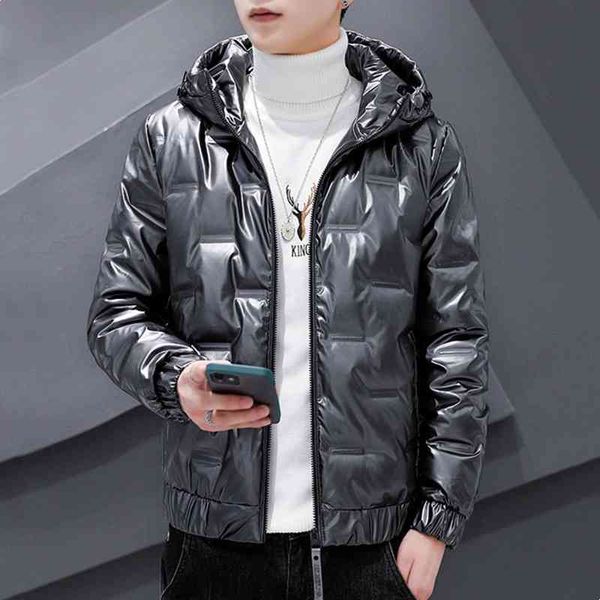 down jacket men's 2021 new autumn and winter bright face clothes light short coat fashion brand, Black
down jacket men's 2021 new autumn and winter bright face clothes light short coat fashion brand, Black
