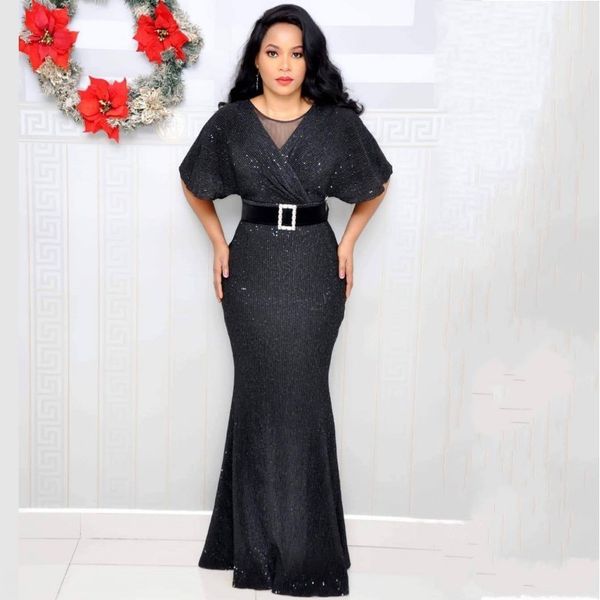 new style dresses for women sequins long-dress classic lady party african dress 5tpx, Red
new style dresses for women sequins long-dress classic lady party african dress 5tpx, Red