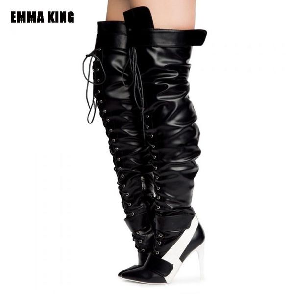 boots black/pink over knee women cross-tied pointed toe thin high heels lady spring thigh stiletto 2021
boots black/pink over knee women cross-tied pointed toe thin high heels lady spring thigh stiletto 2021