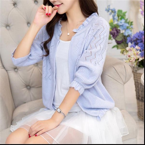 womens cardigan sweater female short style spring summer thin sweater small shawl air conditioned knit cardigan sweater zz049, White;black
womens cardigan sweater female short style spring summer thin sweater small shawl air conditioned knit cardigan sweater zz049, White;black