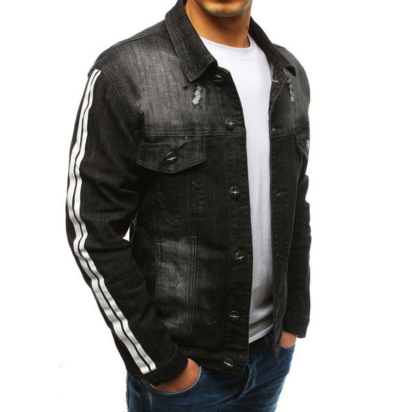 men's latest classic retro long-sleeved striped simple shirt streetwear loose cool denim jacket 7ocz, Black;brown
men's latest classic retro long-sleeved striped simple shirt streetwear loose cool denim jacket 7ocz, Black;brown