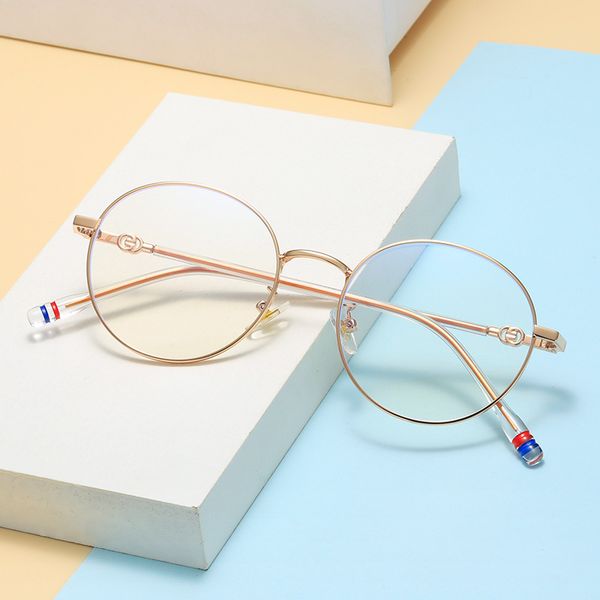 viper glasses2021 short sighted plain round frame, blue proof flat lens, same metal spectacle frame for men and women, White;black
viper glasses2021 short sighted plain round frame, blue proof flat lens, same metal spectacle frame for men and women, White;black