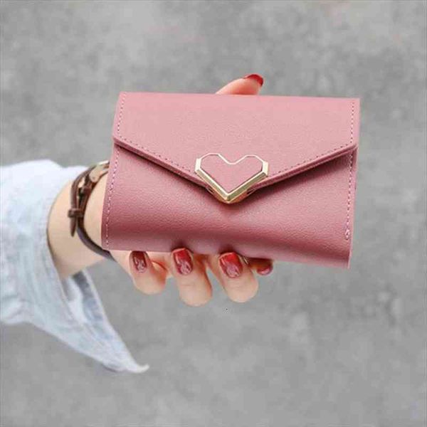 women purse small candy color short leather heart wallet brand famous mini female fashion wallets credit card holder, Red;black
women purse small candy color short leather heart wallet brand famous mini female fashion wallets credit card holder, Red;black