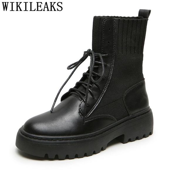boots ankle for women ladies shoes fashion snow platform leather motorcycle plus size 42 43, Black
boots ankle for women ladies shoes fashion snow platform leather motorcycle plus size 42 43, Black