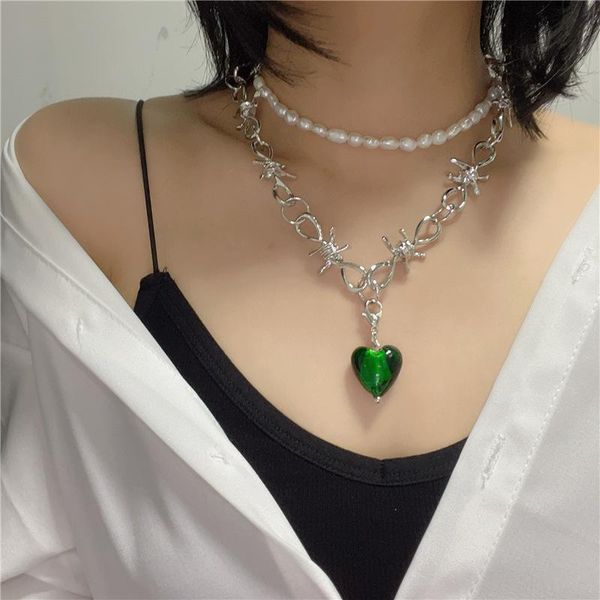 chains fashion freshwater round bead thorns necklace street s green love wild clavicle chain, Silver
chains fashion freshwater round bead thorns necklace street s green love wild clavicle chain, Silver