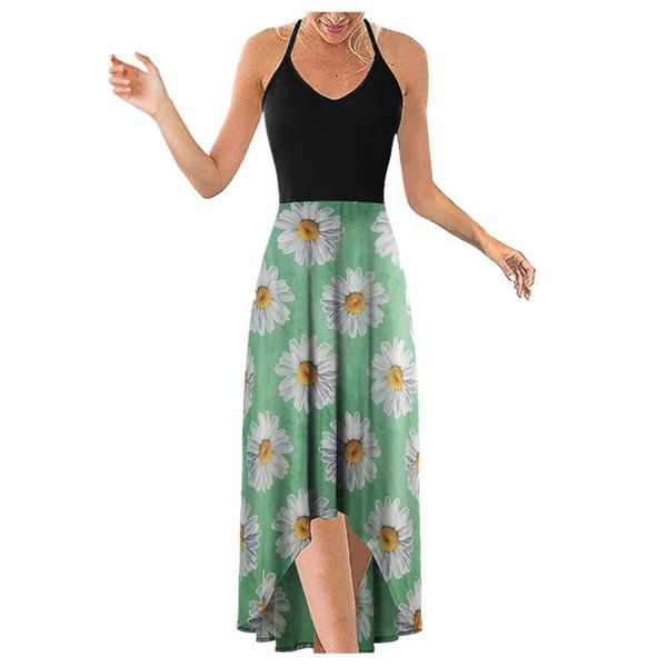 casual dresses for women maxi women's sleeveless floral printing beach long loose dress abiti donna primavera estate 2021, Black;gray
casual dresses for women maxi women's sleeveless floral printing beach long loose dress abiti donna primavera estate 2021, Black;gray