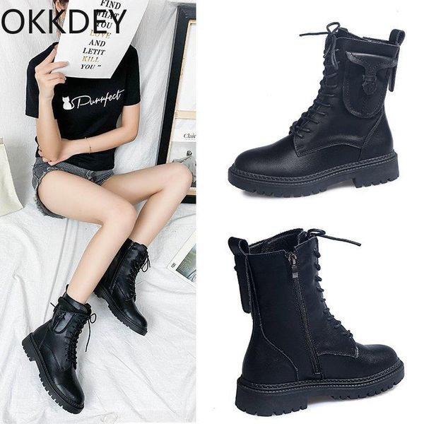 boots large-size short women's autumn/winter 2021 british wind zipper muffin thick bottom strap boots., Black
boots large-size short women's autumn/winter 2021 british wind zipper muffin thick bottom strap boots., Black
