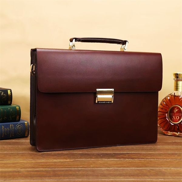 men's leather briefcase business fashion messenger single shoulder password handbag
men's leather briefcase business fashion messenger single shoulder password handbag