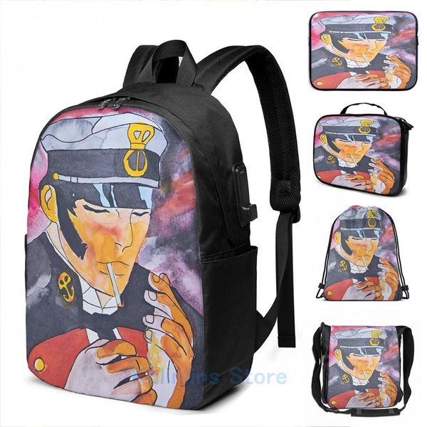 backpack funny graphic print corto maltese usb charge men school bags women bag travel laptop
backpack funny graphic print corto maltese usb charge men school bags women bag travel laptop