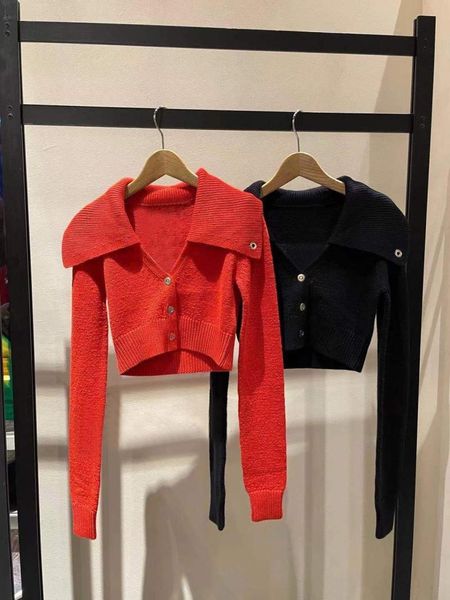 women's sweaters women sweater 21 fallwinter large lapel short knit ladies, White;black
women's sweaters women sweater 21 fallwinter large lapel short knit ladies, White;black