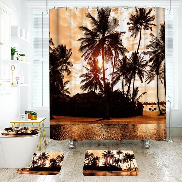 shower curtains 180*180cm tropical design bathroom curtain 3pcs carpets bath mat set decor
shower curtains 180*180cm tropical design bathroom curtain 3pcs carpets bath mat set decor