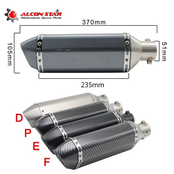 motorcycle exhaust system alconstar universal 35-51mm muffler pipe stainless steel gp scooter motorbike for yoshimura ak
motorcycle exhaust system alconstar universal 35-51mm muffler pipe stainless steel gp scooter motorbike for yoshimura ak