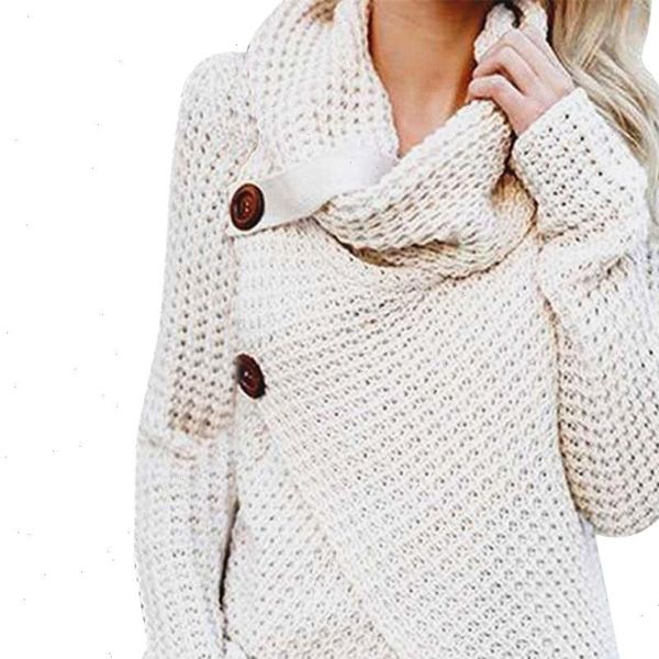 2021 winter clothes women pull femme long sleeved irregular fashion cardigan women turtleneck button sweater female w599, White;black
2021 winter clothes women pull femme long sleeved irregular fashion cardigan women turtleneck button sweater female w599, White;black