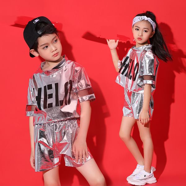 childrens silver performance costumes boys street dance clothing suit girls jazz dance clothes hip hop modern dance wear vdb969, Black;red
childrens silver performance costumes boys street dance clothing suit girls jazz dance clothes hip hop modern dance wear vdb969, Black;red