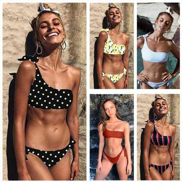 one shoulder bikini women swimwear printed tie bowknot biquinis brazilian monokini maio bathing suit female swimsuit, White;black
one shoulder bikini women swimwear printed tie bowknot biquinis brazilian monokini maio bathing suit female swimsuit, White;black