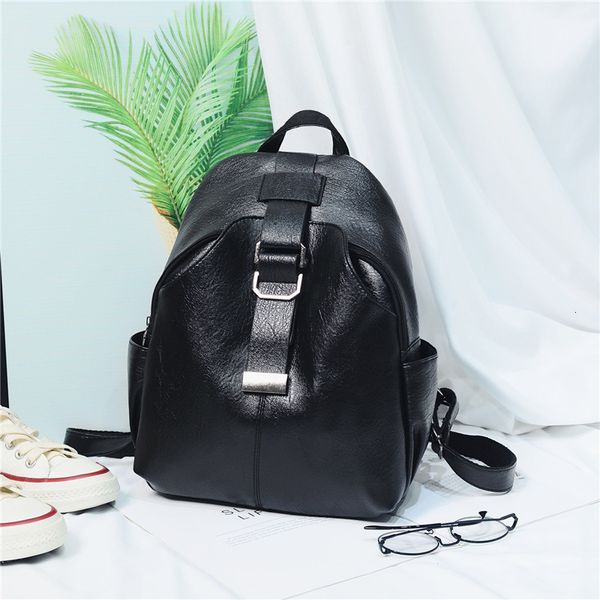 backpack women's pu soft leather korean travel leisure trend with fashion large capacity student schoolbag
backpack women's pu soft leather korean travel leisure trend with fashion large capacity student schoolbag