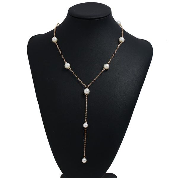 pendant necklaces womens jewellery handmade chain simulated pearls necklace bridal jewelry female white wedding gifts collares, Silver
pendant necklaces womens jewellery handmade chain simulated pearls necklace bridal jewelry female white wedding gifts collares, Silver