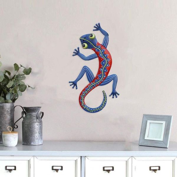 decorative objects & figurines 2pcs portable wall-mounted animal pendant hook design iron exquisite mix color vivid gecko hanging statue scu
decorative objects & figurines 2pcs portable wall-mounted animal pendant hook design iron exquisite mix color vivid gecko hanging statue scu
